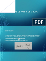 velocidad de fase y grupo