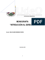 Monografia Introduccion Al Derecho