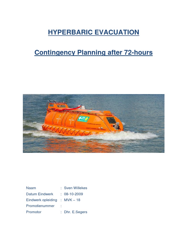Hyperbaric Evacuation | PDF | Underwater Diving | Scuba Diving