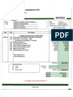 Trump Invoices and Freedom Hall Contract