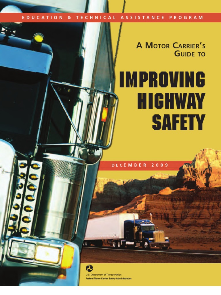 A Motor Carrier s Guide To Improving Highway Safety Traffic Collision 