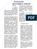 Evaluación Neuropsicológica Infantil