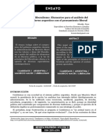 Cambiemos y el liberalismo; Elementos para el análisis del vínculo del gobierno argentino con el pensamiento liberal - Nicolás Fava