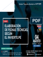 Elaboracion de Fichas Tecnicas Segun Invierte - Pe