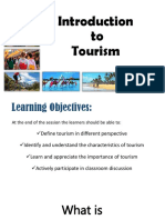 Introduction to TOURISM