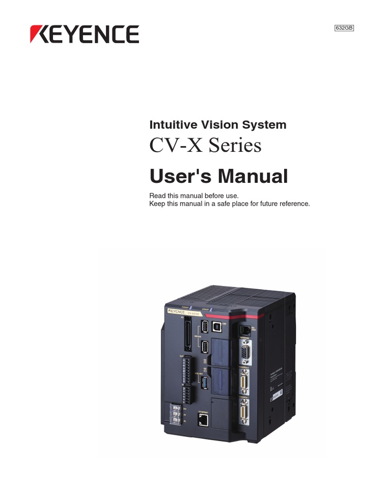 CV-X Series Users Manual - ESP PDF | PDF | Usb | Electromagnetic