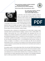 La Debilidad en Desarrollar El Pensamiento Crítico