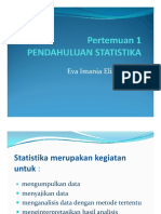 Microsoft PowerPoint - Pertemuan 1. STATISTIKA PDF