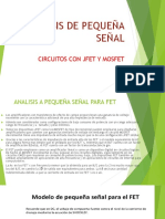 Analisis de Pequeña Señal: Circuitos Con Jfet Y Mosfet