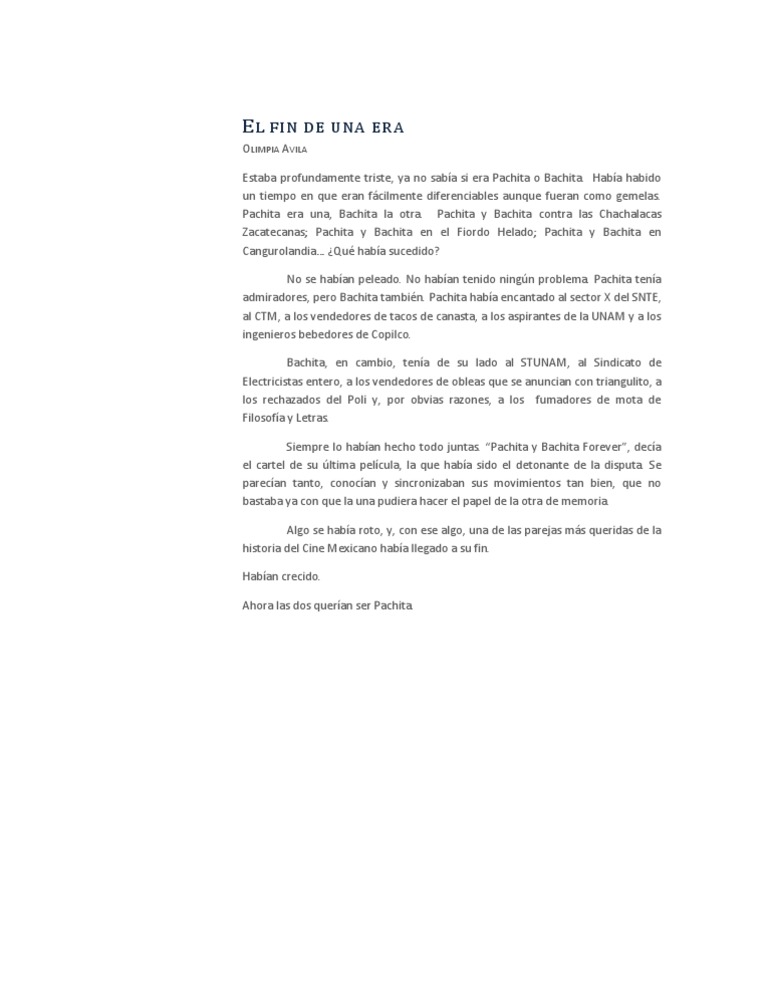 El Fin de Una Era | PDF | Viajes y turismo | Historia