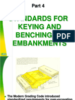 Standards For Keying and Benching of Embankments