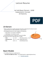 Lecture Resume - Isoprametric Concept