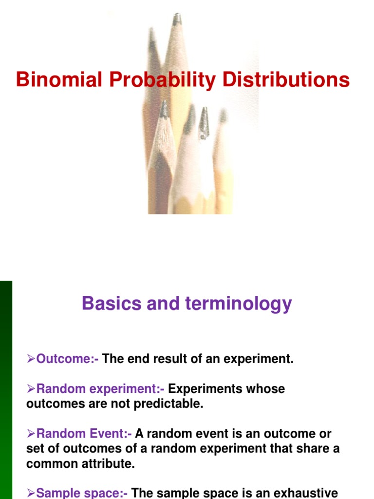 Binomial Distribution | PDF | Probability Distribution | Mathematical ...