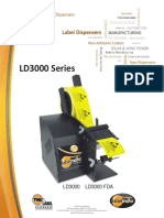 LD3000 Series Label Dispenser User's Manual