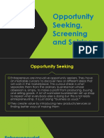 Screen and seize opportunity sources