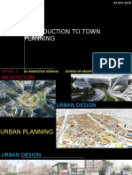 Introduction To Town Planning: Ar. Raghuteja Vemana School of Architecture