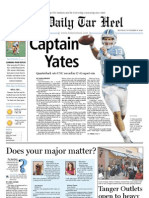 The Daily Tar Heel For November 8, 2010