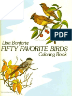 Bonforte L. - Fifty Favorite Birds (Dover Coloring Book) - 1982