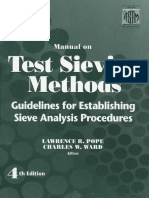 Test Sieving Methods