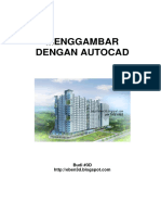 BELAJAR MENGGAMBAR DENGAN AUTOCAD