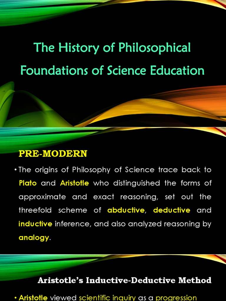 Foundations of Science Education History | PDF | Scientific Revolution ...