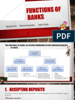 The Functions of Banks