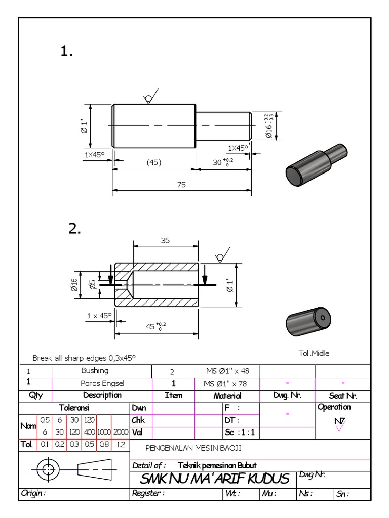 Engineering Tolerances and Specifications | PDF