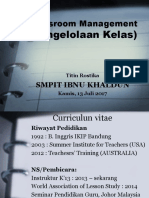 Classroom Management - PPT (Ibnu Khaldun)