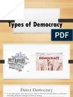 Types of Democracy Explained: Direct, Representative, Parliamentary and Presidential