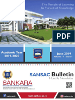 SANSAC Bulletin - Monthly Newsletter June 2019