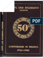 CAPPA and D'ALBERTO LIMITED (50yrs Anniversary in Nigeria) Ebook