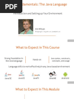 1.java Fundamentals The Java Language