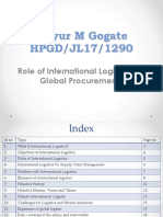 Role of International Logistics