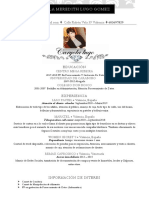 CV Formato Edicion