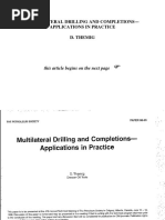 Multilateral Drilling and Completions - Applications in Practice D. Themig