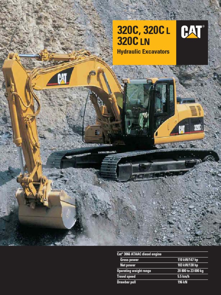 Cat 320c excavator parts manual pdf