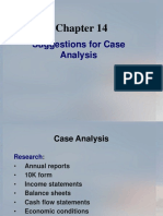 Suggestions For Case Analysis