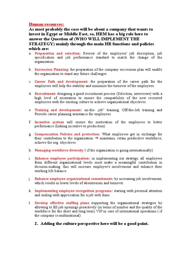 HRM Brief | PDF | Human Resource Management | Human Resources