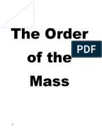 The Order of The Mass