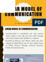 Linear Model of Communication