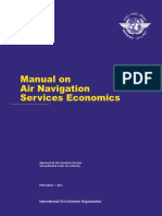 Manual On Air Navigation Services Economics: International Civil Aviation Organization