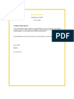 Authorization Letter Sample