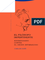 El filósofo impertinente. Kierkegaard contra el orden establecido - Goñi Zubieta, Carlos.pdf
