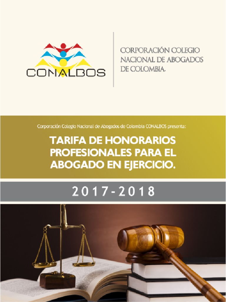 Tarifa para Abogados en Colombia PDF PDF Salario Salario mínimo