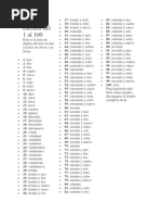 Ecritura de Números en Letras | PDF