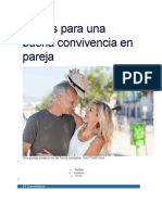 Claves para Una Buena Convivencia en Pareja