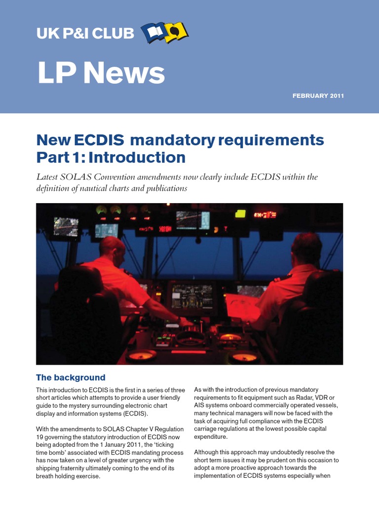 ECDIS Compliance and Training Guide | PDF | Water Transport | Transport