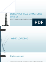 Design of Tall Structures Unit - 2: Wind Load and Earthquake Loading