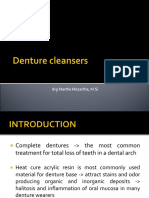 Denture Cleaners (Materi Kuliah)