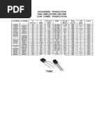 Datasheet Transistor & Ic Audio